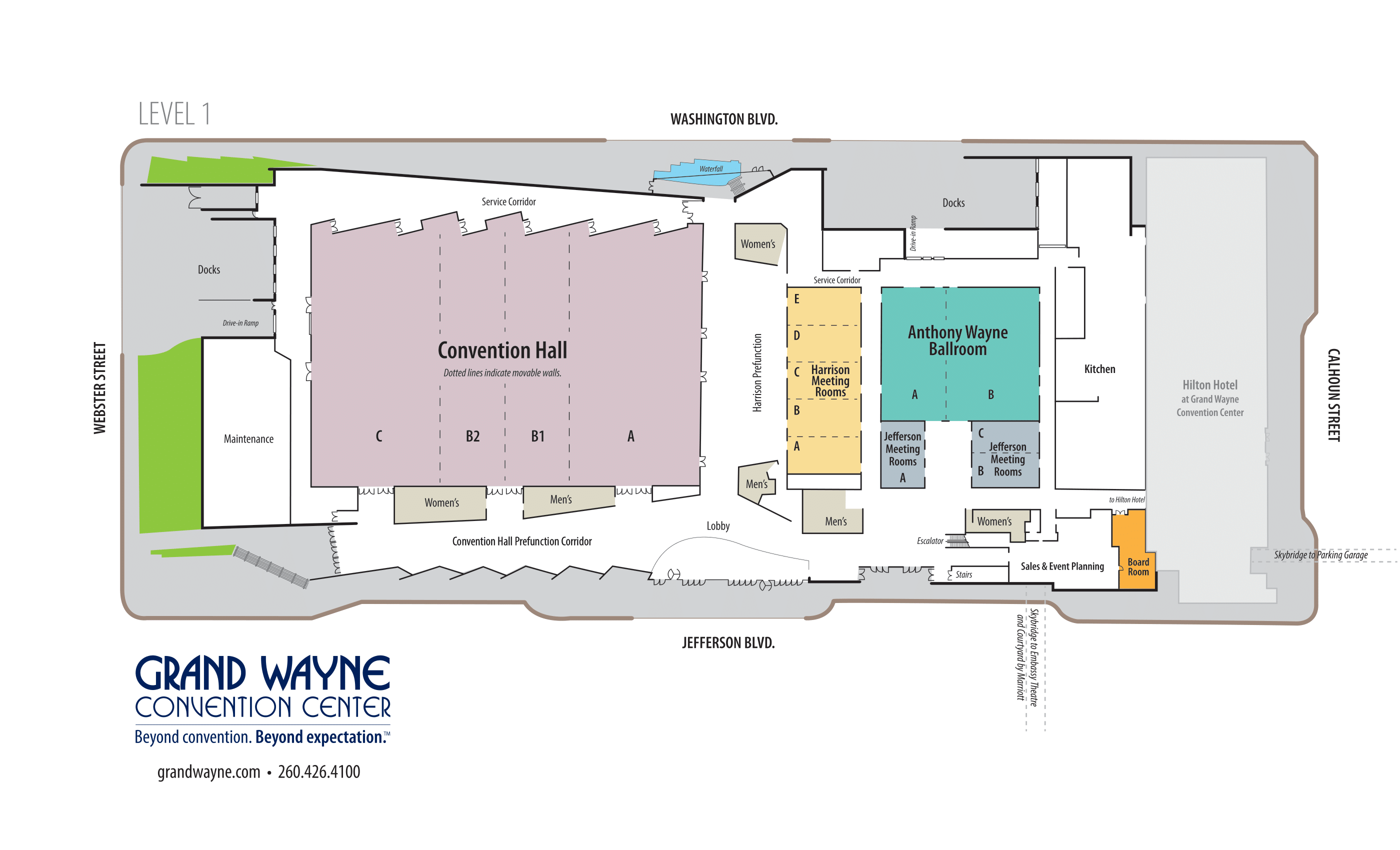 Main floor map